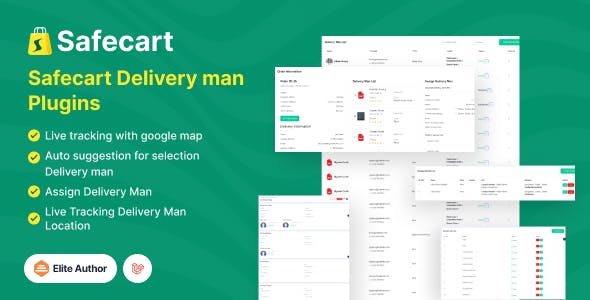 Delivery Man Plugin - Safecart Multi-Vendor Laravel eCommerce platform