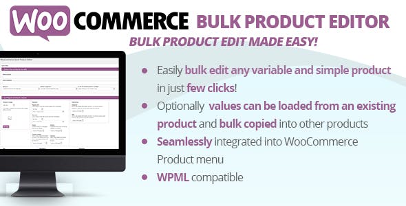 WooCommerce Bulk Product Editor