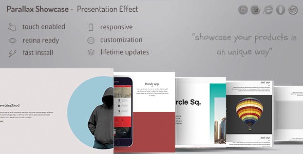 Parallax Showcase Effects - Present your products /w WooCommerce