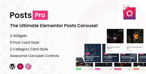 PostsPro - Elementor Posts Carousel