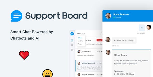 Chat - Support Board - Chat with PHP Chatbot OpenAI Integration